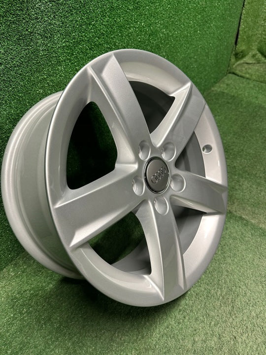 1x Alufelge 16 Zoll 7.0" 5x112 46ET Glanz Silber 8K0071496 Audi A4 B8 Rim Wheel FEL6540913347cu
