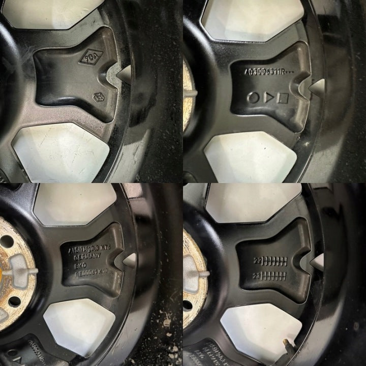 4x Alufelge 17 Zoll 6.5" 5x114.3 50ET Glanz Schwarz 403005180R Renault Rim Wheel FEL9395714729jt