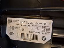 Laden Sie das Bild in den Galerie-Viewer, Frontscheinwerfer BMW 3 F30 F31 1EX1988 8738711 Links Scheinwerfer Headlight SCH7256488220cp