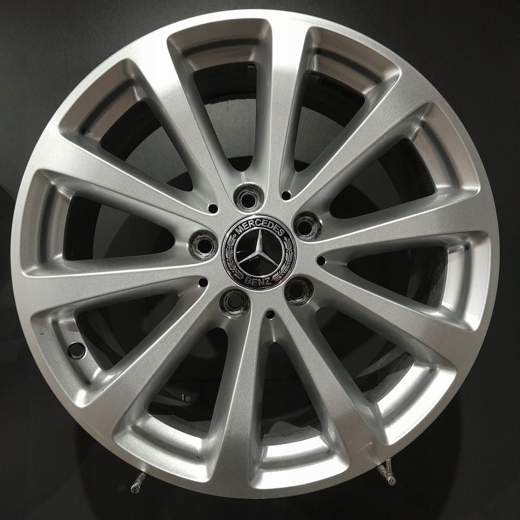 4x Alufelge 17 Zoll 7.5" 5x112 40ET Glanz Silber A2134011300 Mercedes-Benz W213 FEL6893954323qx