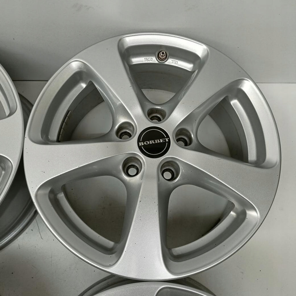 4x Alufelge 16 Zoll 7.0" 5x112 40ET Glanz Silber CC70640 Audi I Rim Wheel FEL3616484104gc