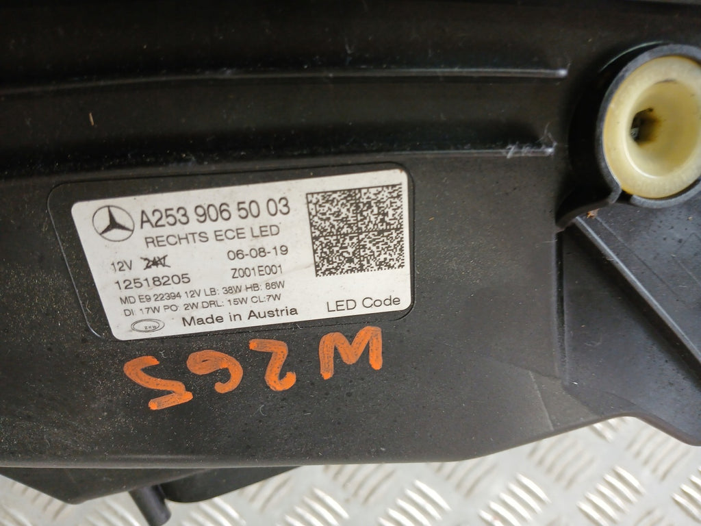 Frontscheinwerfer Mercedes-Benz Glc X253 A2539065003 Rechts Headlight SCH6636469846bb