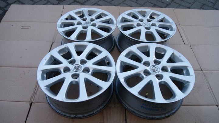 4x Alufelge 16 Zoll 6.5" 5x114.3 Mazda I Rim Wheel FEL7396923956xa