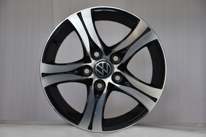 4x Alufelge 15 Zoll 6.5" 5x112 48ET KBA46615 Rim Wheel FEL5374582745hv