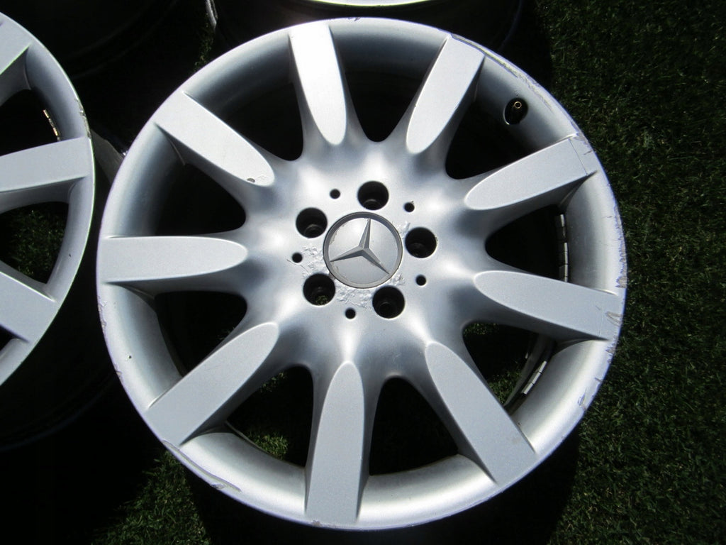 4x Alufelge 18 Zoll 8.5" 5x112 43ET Glanz Silber A2214011902 Mercedes-Benz W221