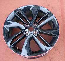 Laden Sie das Bild in den Galerie-Viewer, 1x Alufelge 17 Zoll 7.0&quot; 4x100 44ET Glanz Schwarz Opel Corsa Rim Wheel