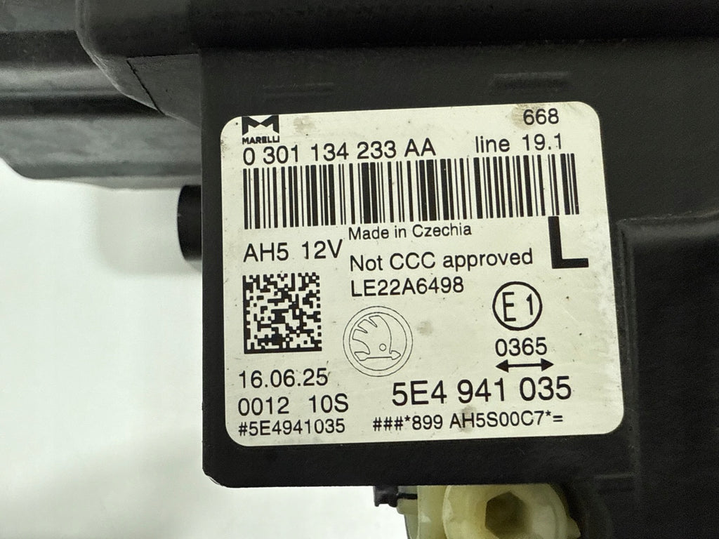 Frontscheinwerfer Skoda Octavia I 5E4941035 Links Scheinwerfer Headlight SCH1274027938ap