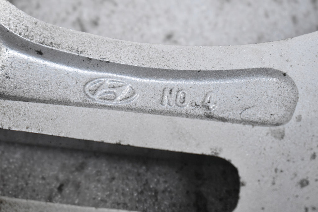 1x Alufelge 17 Zoll 7.0" 5x114.3 46ET Matt Silber 529102C200 Hyundai Coupe FEL7663894835xt
