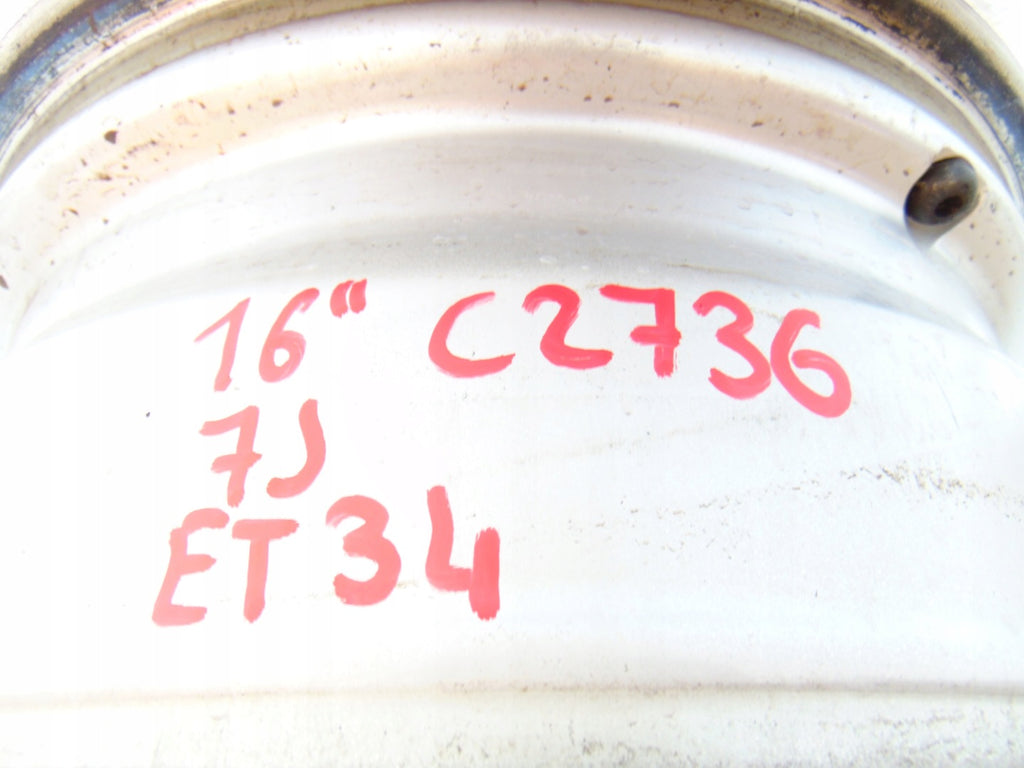 1x Alufelge 16 Zoll 7.0" 5x112 34ET 1714010102 Mercedes-Benz Slk R171 Rim Wheel FEL3458111397lk