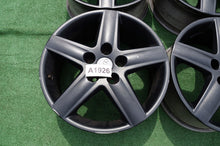 Laden Sie das Bild in den Galerie-Viewer, 4x Alufelge 17 Zoll 7.5" 5x112 45ET Matt Schwarz 4F0601025AF Audi C6 A4 B7 FEL1390640609zm