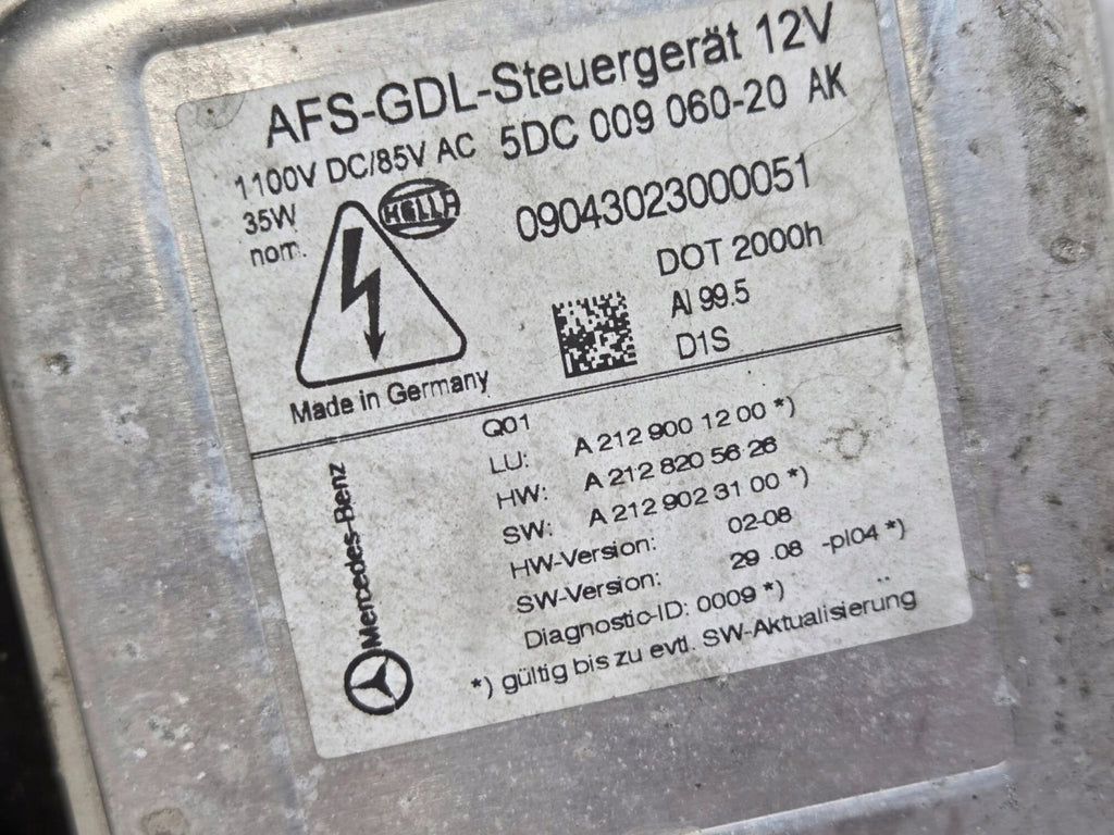 Frontscheinwerfer Mercedes-Benz W212 A2128201961KZ Links Scheinwerfer Headlight SCH9348172412qq