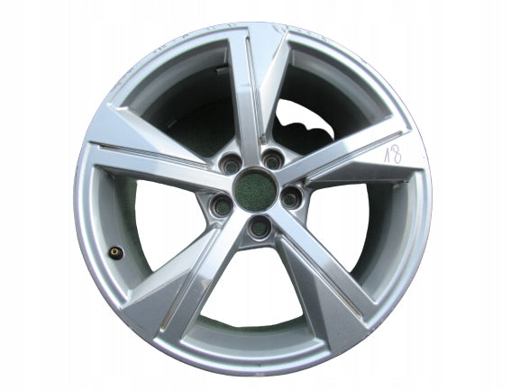 1x Alufelge 17 Zoll 7.5" 5x100 46ET Glanz Silber 82A601025 Audi A1 Rim Wheel