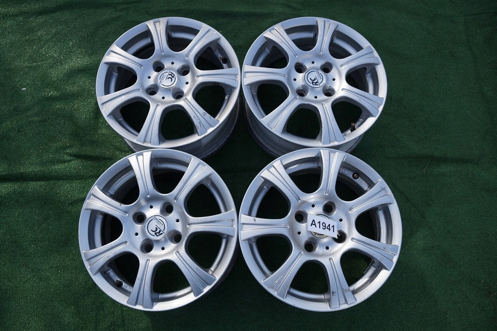 4x Alufelge 15 Zoll 6.5" 4x114.3 42ET Glanz Silber KBA46757 Chevrolet I FEL4125700711sz