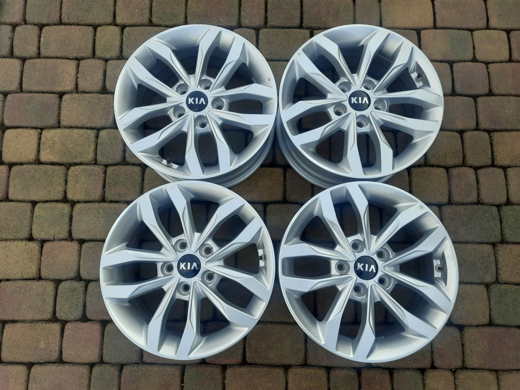 4x Alufelge 16 Zoll 6.5" 5x114.3 42 5ET Kia Sportage Ii Rim Wheel FEL4069483981yb