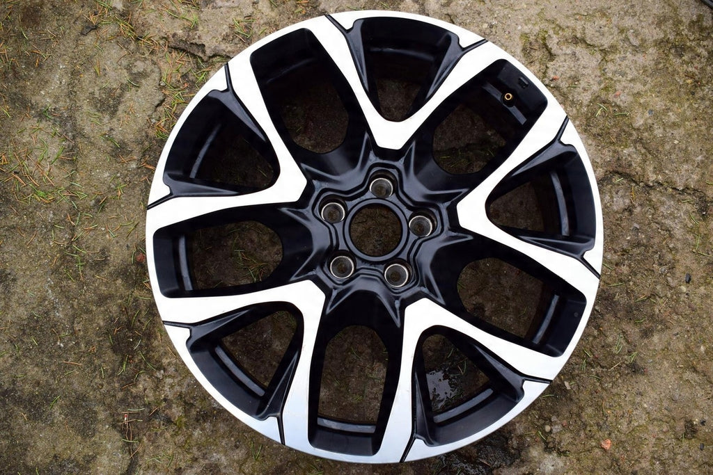 1x Alufelge 19 Zoll 6.5" 5x110 35ET Matt Schwarz Fiat 500x Rim Wheel