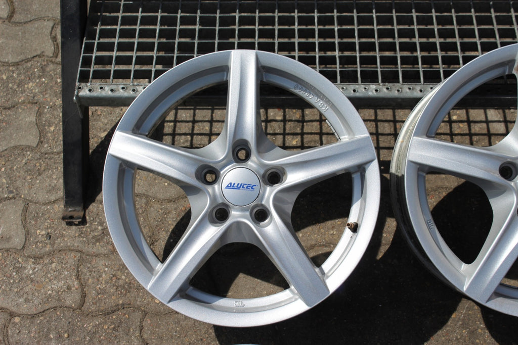 4x Alufelge 16 Zoll 6.5" 5x108 50ET Glanz Silber KBA48069 Rim Wheel FEL5214544318bt
