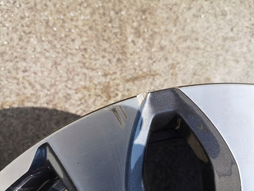 1x Alufelge 16 Zoll 6.5" 5x114.3 44ET Glanz Silber 403004651 Renault Megane 1