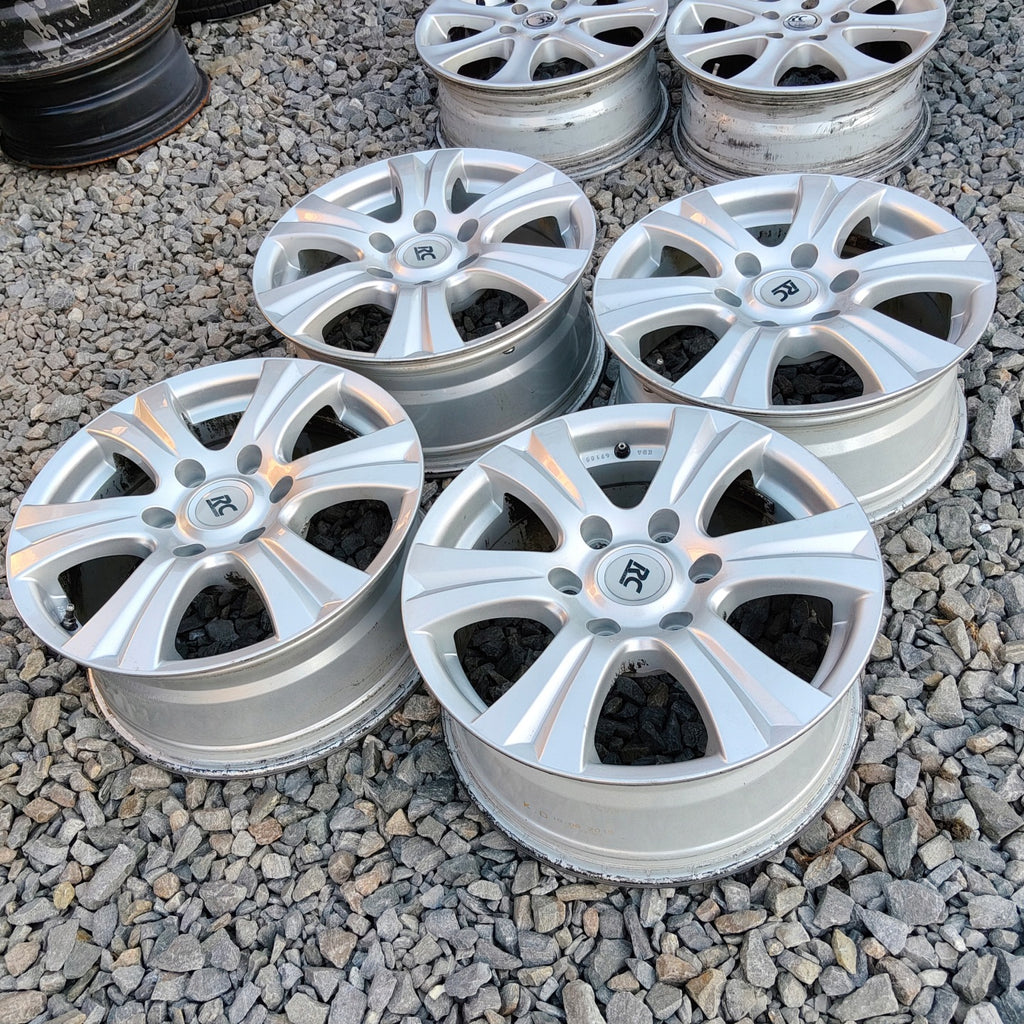 4x Alufelge 17 Zoll 7.0" 6x139.7 50ET Glanz Silber Rim Wheel FEL9581347555jy