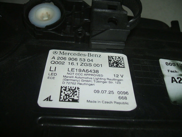 Frontscheinwerfer Mercedes-Benz W206 A2069065304 Full LED Links Headlight SCH9408468078og