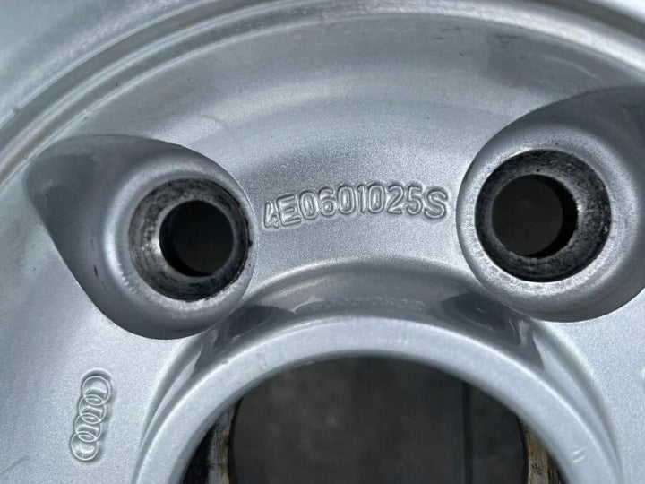 1x Alufelge 17 Zoll 8.0" 5x112 43ET Glanz Silber 4E0601025S Audi A8 Rim Wheel FEL6835595457zo