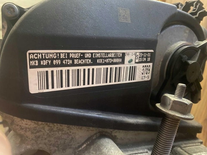 Motor VW Golf VIII I DFYA 1.5 150PS 110kW 2021 Benzin Engine Komplett MOT2625017105tx