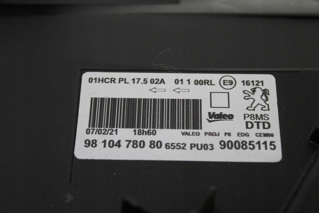 Frontscheinwerfer Peugeot 5008 I 9810478080 Rechts Scheinwerfer Headlight SCH2684546764pg