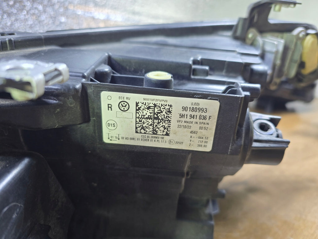Frontscheinwerfer VW Golf VIII 5H1941036F Rechts Scheinwerfer Headlight SCH8710807123we