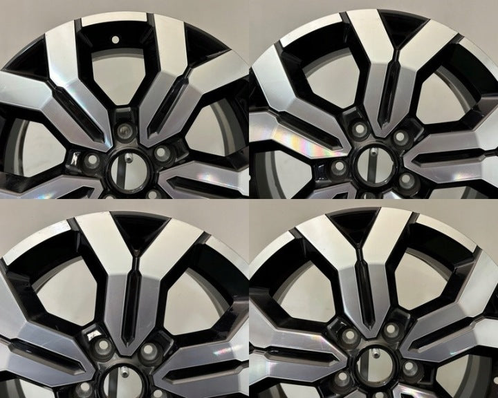 4x Alufelge 17 Zoll 6.5" 5x114.3 50ET Glanz Schwarz 403005180R Renault Rim Wheel FEL9395714729jt