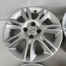 Laden Sie das Bild in den Galerie-Viewer, 4x Alufelge 16 Zoll 6.0" 4x100 40ET Glanz Silber Opel Corsa E D Rim Wheel FEL4014330571zu