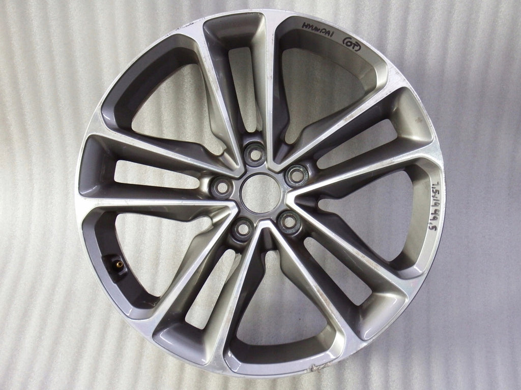 1x Alufelge 19 Zoll 7.5" 5x114.3 49ET Glanz Grau 52910-2W410 Hyundai Santa I Fe FEL6482987585pr