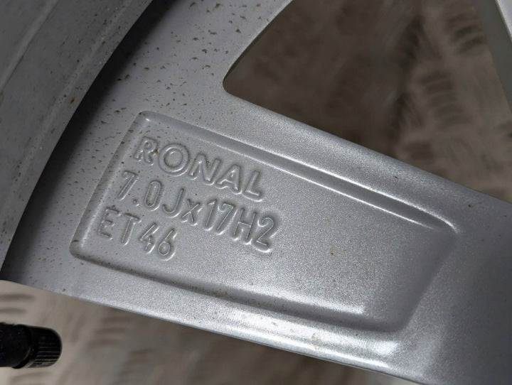 1x Alufelge 17 Zoll 7.0" 5x112 46ET 5E3601025E Skoda Octavia Iv Rim Wheel FEL2315172641la