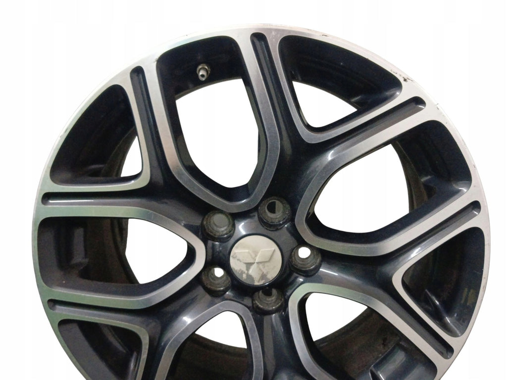 1x Alufelge 18 Zoll 7.0" 5x114.3 38ET Glanz Schwarz Mitsubishi Outlander Iii FEL3509204886yu