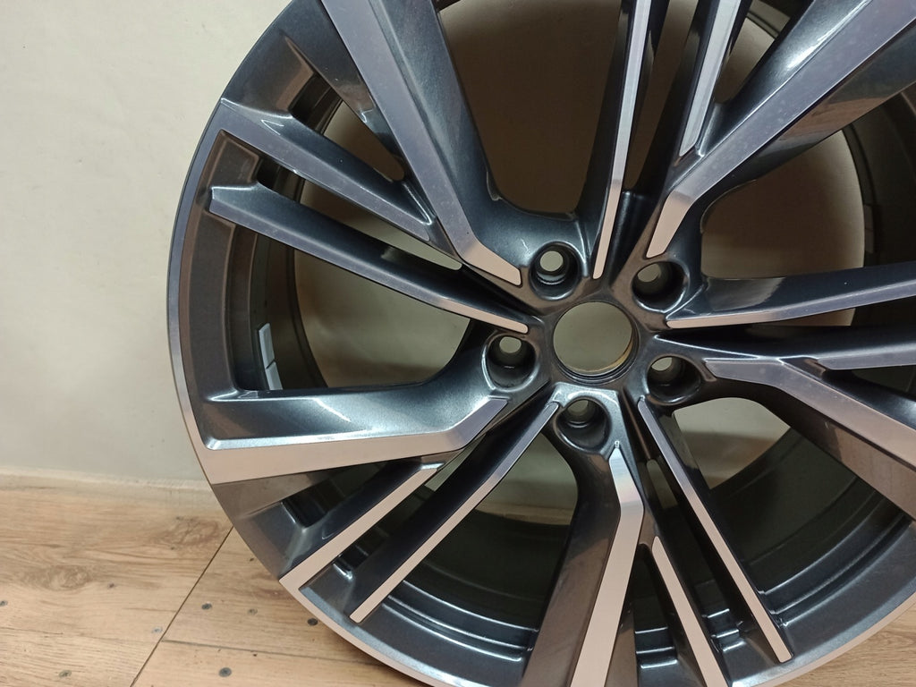 1x Alufelge 20 Zoll 8.0" 5x112 45ET Glanz 5LA601025 Skoda Enyaq Rim Wheel FEL1158453290tz