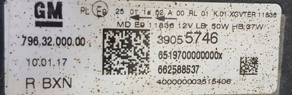 Frontscheinwerfer Opel Astra K 39055745 LED Ein Stück (Rechts oder Links) SCH8569119966qu