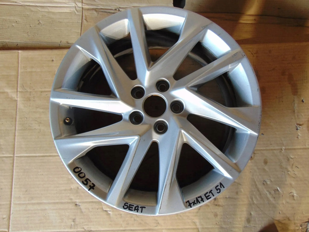 1x Alufelge 17 Zoll 7.0" 5x100 51ET 6F0601025P 6F0601025P00 Seat Ibiza I FEL5936105076sp
