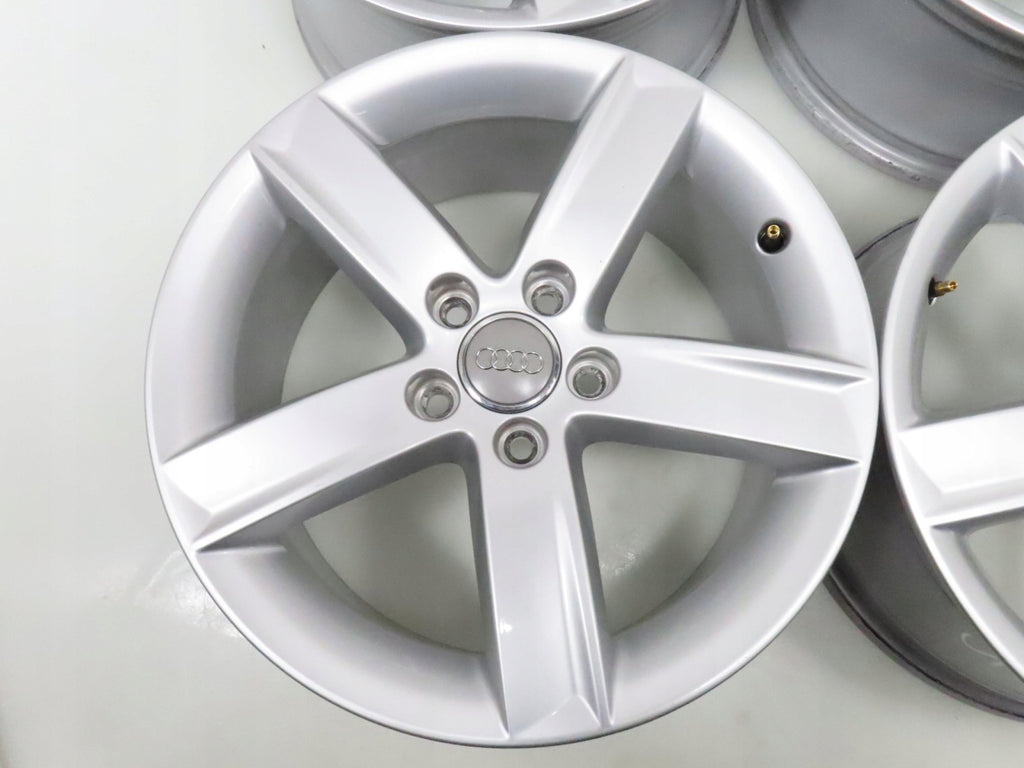 4x Alufelge 17 Zoll 7.0" 5x112 46ET Glanz Silber 8K0071497 Audi A4 B8 Rim Wheel FEL9767510040el