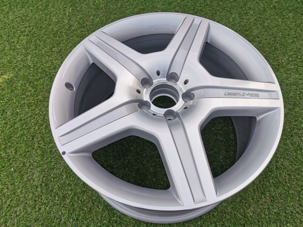 1x Alufelge 19 Zoll 9.5" 5x112 46ET Glanz Silber A1644011902 Mercedes-Benz Amg FEL5294078780ej