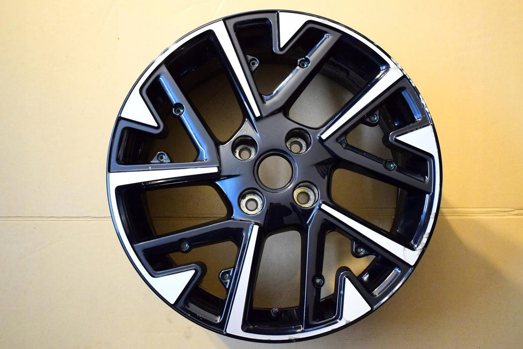 1x Alufelge 17 Zoll 7.0" 4x108 32ET Glanz Schwarz 93484567 Opel Corsa F