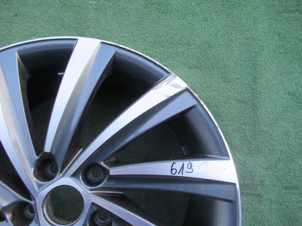 1x Alufelge 18 Zoll 7.5" 5x112 48ET Glanz Grau 5E3601025 Mg Octavia 5e3 FEL6219588191ff