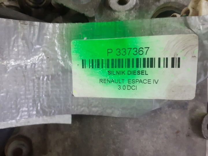 Motor Renault Espace IV P9XA701 3.0 DCI 177PS 2005 Diesel Engine Komplett MOT5477192393ow