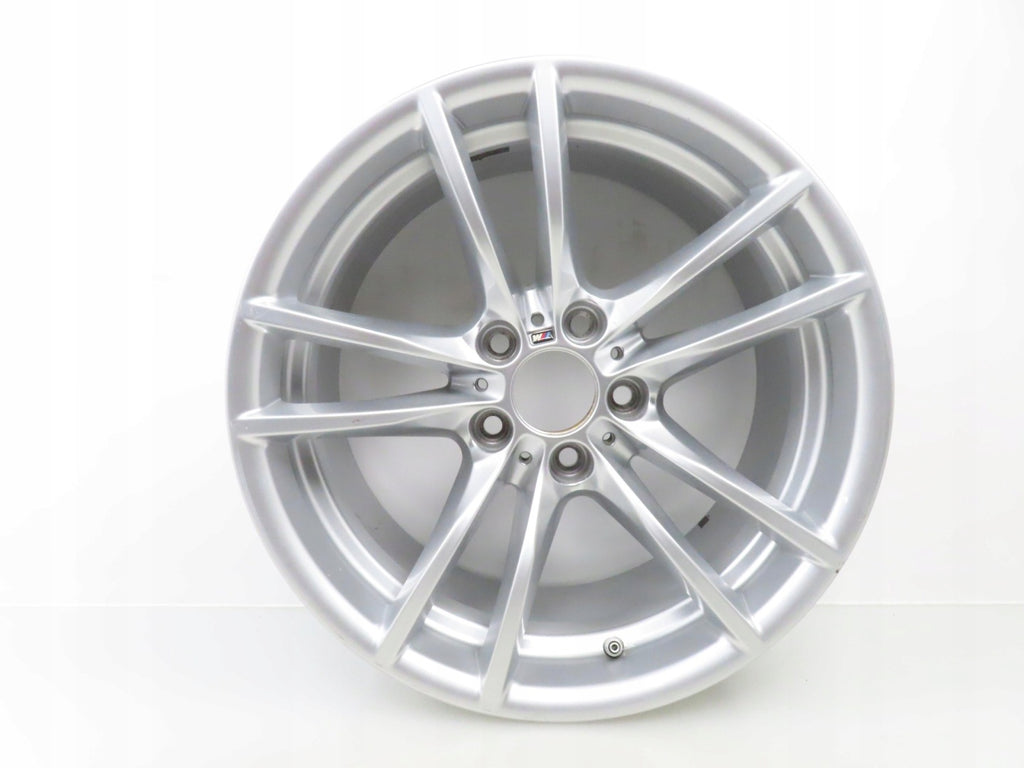 1x Alufelge 18 Zoll 9.0" 5x120 29ET Silber 2284906 BMW F80 Rim Wheel FEL8206824748mu