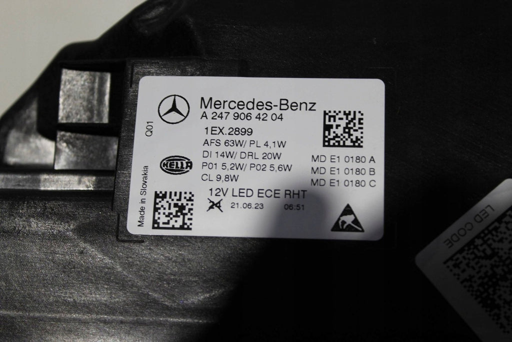 Frontscheinwerfer Mercedes-Benz Gla H247 A2479064204 Rechts Headlight SCH2279506092cr