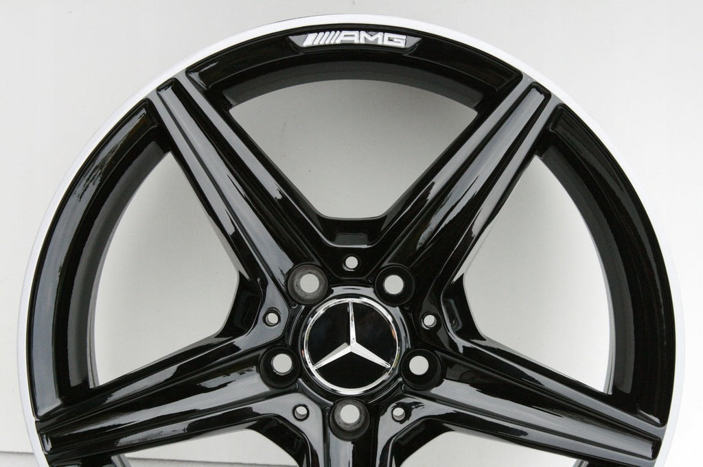 4x Alufelge 18 Zoll 7.5" 5x112 44ET Glanz Schwarz A2054011100 Mercedes-Benz Vito FEL5189667293ou