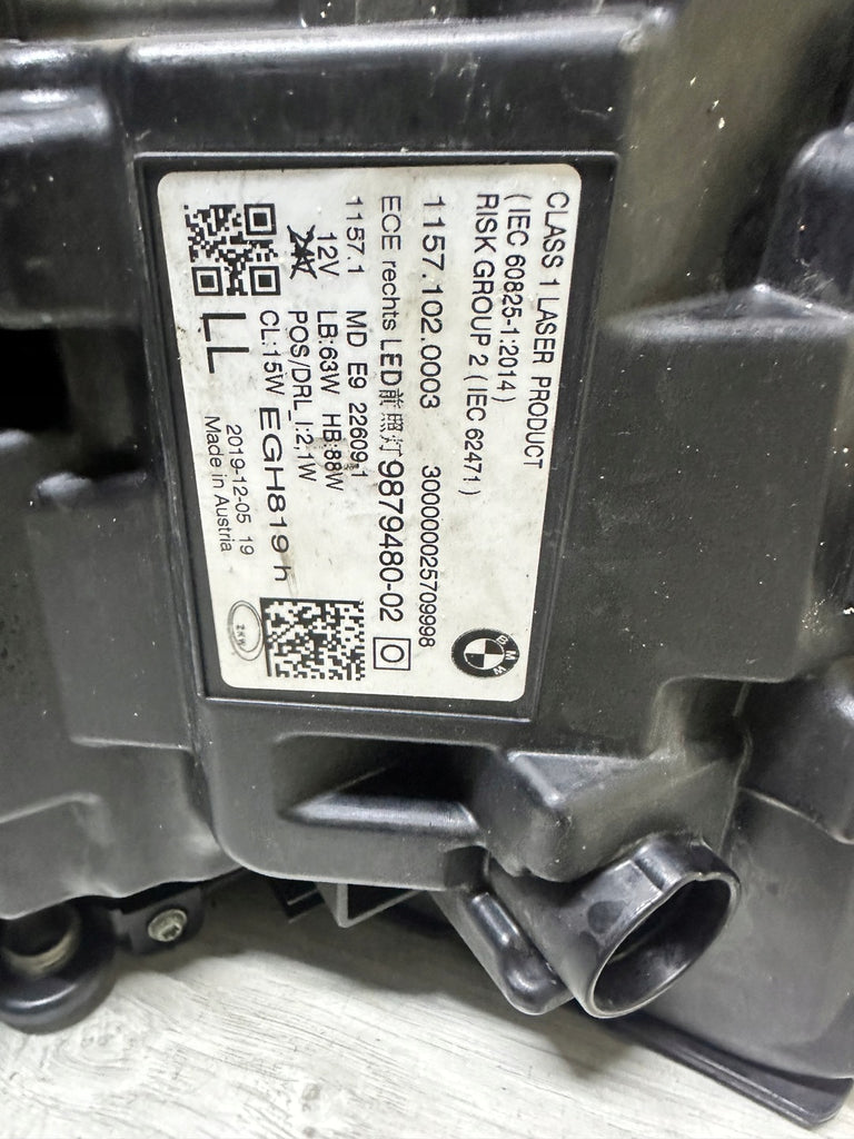 Frontscheinwerfer BMW 5 G31 G30 F90 9879480-02 Rechts Scheinwerfer Headlight