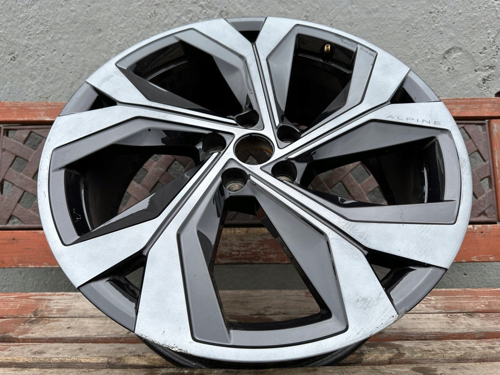 1x Alufelge 20 Zoll 8.0" 5x114.3 40ET Glanz Schwarz 403008811R Alpine I FEL2830364477yd