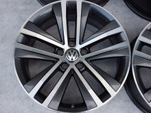 Laden Sie das Bild in den Galerie-Viewer, 4x Alufelge 18 Zoll 7.5&quot; 5x112 35ET Glanz Graphit 7N0601025F Mg Sharan Rim Wheel