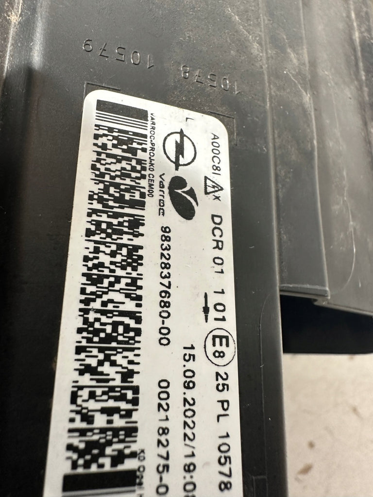 Frontscheinwerfer Opel Zafira C Vivaro Life 9832837680-00 Xenon Links Headlight SCH2325150933wb