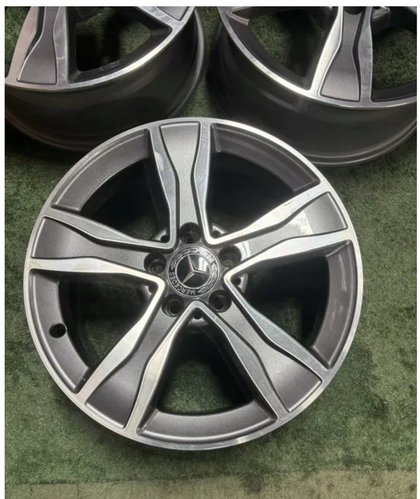 1x Alufelge 17 Zoll 7.0" 5x112 A2054010800 Mercedes-Benz Rim Wheel FEL6105461016mr