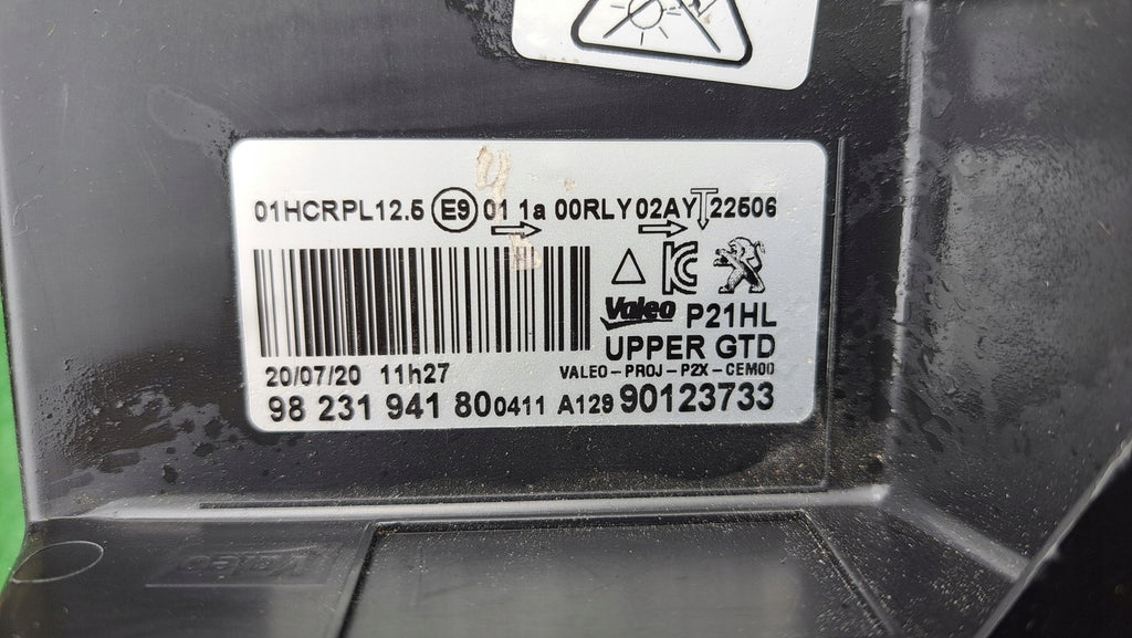 Frontscheinwerfer Peugeot 2008 9823194180 LED Links Scheinwerfer Headlight