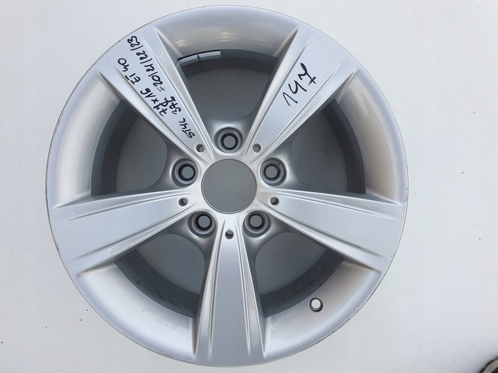 1x Alufelge 16 Zoll 7.0" 5x120 40ET BMW 1 F21 F20 Rim Wheel